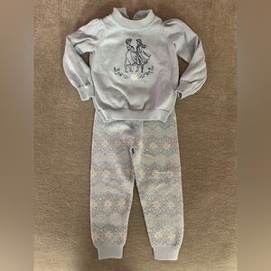 Janie and Jacki Disney Frozen Elsa and Anna Sweater and Pants Set